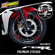 CUTTING STICKER CBR 150R RIMS - HONDA CBR 150R 01 TIRE VARIATION LIST STICKER cbr150r