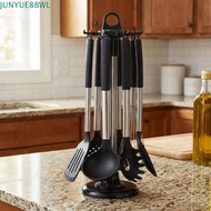 JUNYUE88WL Rotating Utensil Storage Rack, Stainless Steel Large Capacity Spatula Spoon Storage Rack,