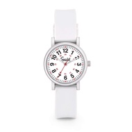 Scrub Petite Watch Made for Doctors, Nurses, EMT, Surgeons and Students w/Red Second Hand in White