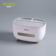 ECOCO กล่องใส่ทิชชู่ กล่องทิชชู่อเนกประสงค์ E2009