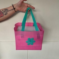 Rice Box Bag 22X22 20X20 Floral Motif Rice Box Bag/ 22X22 20X20 Spunbond Rice Box Bag/ 22X22 20X20 C