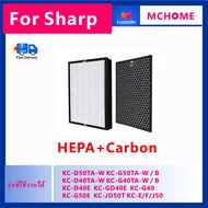 ไส้กรอง sharp kc d50 Sharp air purifier hepa filterFZ-D40HFE KC-D50TA-W/B KC-G50TA-W KC-G40TA-W/B KC-D40TA-Wเปลี่ยนแผ่นกรองอากาศสำหรับเครื่องฟอกอากาศชาร์ป อะไหล่เทียบแท้ คุณภาพดี ตรงรุ่น