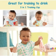 Silicone Sippy Cups for Toddler,100% Soft Silicone Straw Trainer Cup for Infant, Tiny Transition Cup