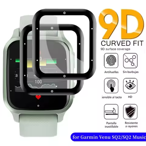 Soft Protective Films Guard for Garmin Venu SQ 2 Smart Watch Sq2 Screen Protector HD Protection Film