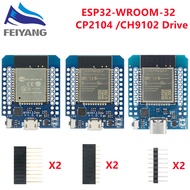 โมดูลบอร์ดพัฒนา CP2104พร้อมหมุด ESP-32S ESP32 ESP8266 D1ขนาดเล็ก Wi-Fi บลูทูธ