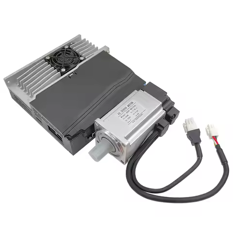 KS 400W 600W 1.27N 1.9N AC220V Servo Motor Kit With Magnetic 17bit Absolute Encoder + Servo Driver F