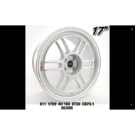 Enkei RPF1 New sport rim 17x9jj 4x100 et20 johorbaru