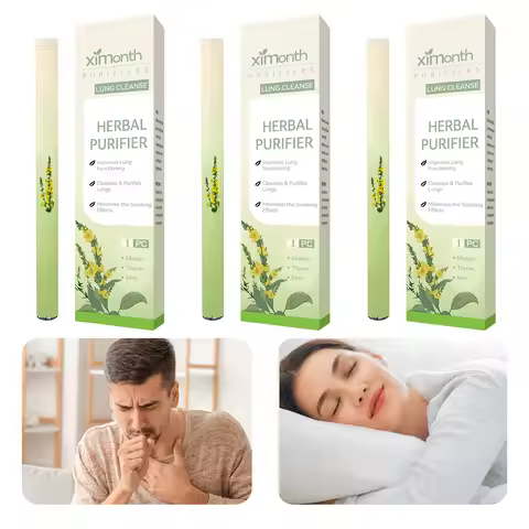 Herbal Stop Snoring Nasal Inhalation Stick Improving Sleep Herbal Diffuser Herbal Lung Cleansing Nas