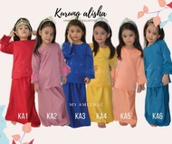 [ALISHA] BAJU KURUNG SIZE BABY HINGGA GIRL 10THN 2021