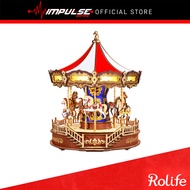 Robotime Rolife DIY Music Box 3D AMC01 - Classic Carousel