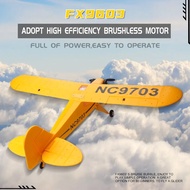 FX9703 RC Plane J3 Fixed Wing Glider 5CH 680MM Wings Remote Control Airplane Large Fighter With Brus