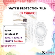 Protection Films for Rolex datejust 31 278271 278273 278274 (Jubilee Bracelet) (3 times) / Scratch &