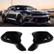 Car Rearview Side Mirror Cover Caps for Chevrolet Camaro SS ZL1 LT 2016-2020(Carbon Fiber Pattern)