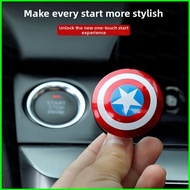 Captain America One-Click Start Protective Cover Cover Automotive Interior Accessories