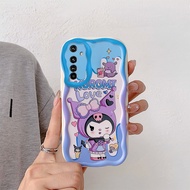 Casing Realme 6 Casing Realme 6i Cute Cream Edge Casing Phone Casing Soft TPU Phone Casing DKNY