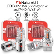 Nakamichi 2PCS 16LED Car Signal Light 1156/PY21W/P21W T20-7440/WY21W Signal Bulb Replacement