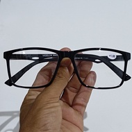 Double Reading Glasses for Reading, Walking, Square Frame, Handle, Plus Glasses for Men and Women, S