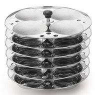 TRADITIONAL STAINLESS STEEL IDLI STAND - 6 PLATE 24IDLY.