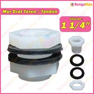 1 1/4 inch Threaded Tank Tower Nut Verloop Connector Ring Vlok Ring PVC Pipe Faucet Tarpaulin Pool V