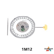 [AuraGesh] MIYOTA 1M12 MOVEMENT Watch Quartz Movement 1M12D-3 Movement Japan Three Hands Date At 3 1
