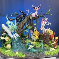[Ready Stock] Pokémon Eevee Family Figure [Exclusive Limited] Fairy Pocket Eevee Family Evolution Se