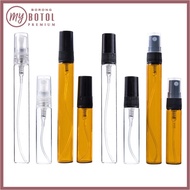 Screw Perfume Bottle 2/3/5/10ml Clear Glass Spray Bottle Mini Glass PEN PERFUME GLASS BOTTLE 10ML