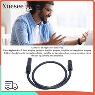 XUESEE 3.5mm to 6.35mm, Professional Plug and Play Stereo Sound Cable, Anti-Interference Gold Plated