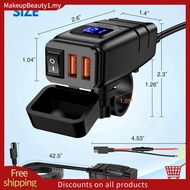 Motorcycle USB Charger 6.8A Quick Charge 3.0 Dual USB Motorcycle Accessories