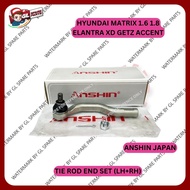 (ANSHIN JAPAN) TIE ROD END (SET) HYUNDAI MATRIX 1.6 1.8 ELANTRA XD OLD GETZ ACCENT