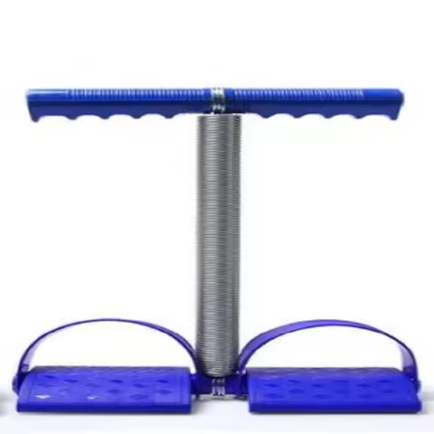 suzakoo Random Color 1pcs Home Fitness Trainer Equipment Pedal Rally Spring Abdominal wheel Training