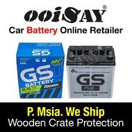 GS M42 - 55B20L (EFB) - Stop Start Battery - Car Battery - Bezza Advance, Myvi Eco-Idle, Nissan Sere