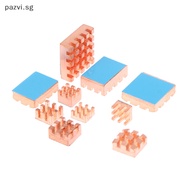 pazvisg 1Pc All Pure Copper Pin Fins Heatsink Cooler With Thermal Tape for Laptop GPU CPU VGA Chip Computer Component Heat Dissipation SG