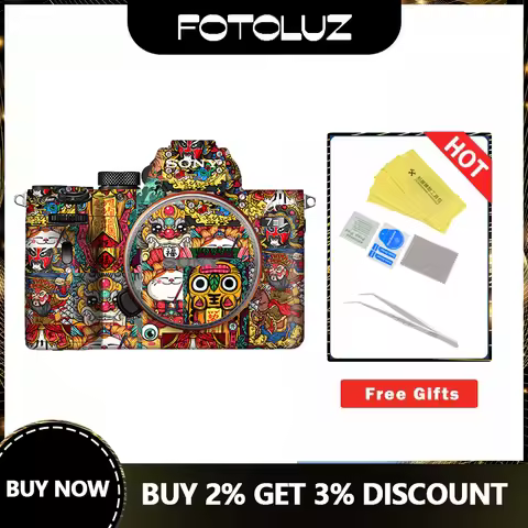 Camera body skin for A7 A7C A7II A7III A7R4 A7M4 A7S3 A1 A6300 6400 A6500 A6600 FX3 FX6 ZV-E10 Camer