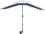 G4Free Double Chair Umbrella for 2 People with Adjustable Clamp, Sun Umbrella for Beach Chair, Recli