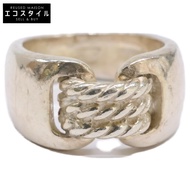 แหวน Hermes Chloris เงินแท้ 925 ไซส์ 53 [มือสอง]