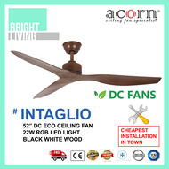 Acorn Intaglio DC-159 NL 52 Inch DC Eco Ceiling Fan + Remote Control