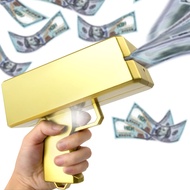 Gold Money Guns Shooter, Super Money Gun Make it Rain Toy Gun, Handheld Spary Cash Gun for Game Movi