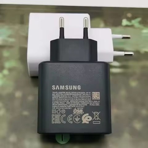 Samsung A56 5G USB C Charger 45W Super Fast Charging Power Chargeur EU Adapter EP-TA845 For Galaxy S
