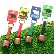 【SG】Outdoor Loud Bear Bell Hiking Gear Alloy Bear Bells for Survival Hiking Biking Fishing