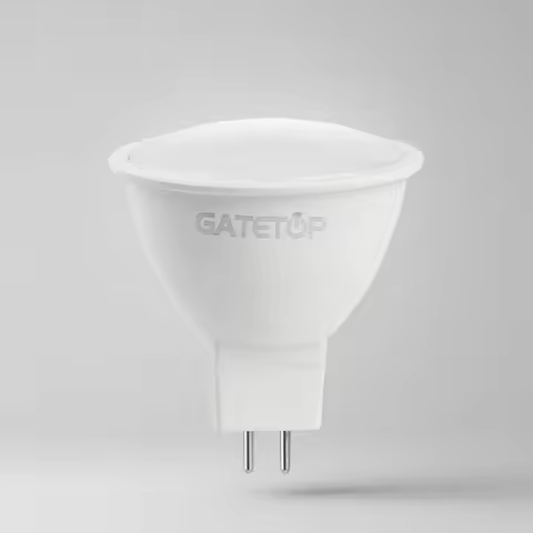 30PCS High Luminous LED Spotlight Mr16 GU5.3 AC220V 110V DC12V Efficiency No Flicker Warm Light Can 