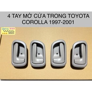 4 TAY MỞ CỬA TRONG TOYOTA COROLLA 1997-2001 AE112 AE110 AE111 69205-12160 69206-12160