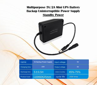 5V/2A Mini UPS Rechargeable Lithium Battery Backup Standby Power Supply