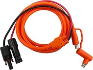 THAODE Solar Connector to DC 8mm Adapter Cable 6.5FT, 12AWG+14AWG Tinned Copper Wire, Solar Connecto