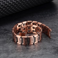 Fashion Magnetic Copper Bracelet Men Arthritis Hand Chain Vintage Wristband Stimulate The Circulatio