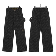 ✨Hot Sale New Style✨ Drewhouse JUSTIN Drew Smiley High Street Dry Cleaning Letters Full Print Trouse