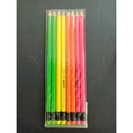 8 pieces - Unicorn Neon 888 2B pencil Pensil.