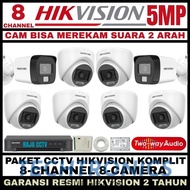 Techtronics | HIKVISION CCTV PACKAGE 5MP 8 CHANNEL 8 CAMERA AUDIO TWO WAY TURBO HD CCTV CAMERA