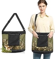 Mushroom Foraging Bag - Foraging Kit With Mesh Bag, Adjustable Shoulder Strap, Mushroom Basket With Smartphone Pocket - Mushroom Hunting Bag, Ideal Gift For Mushroom Foragers (Mixed color)