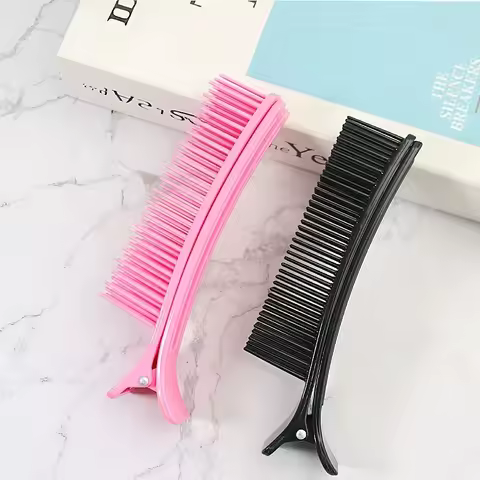 Salon Hair Styling Clips Comb Set Wide Teeth Hairdressing Cutting Dying Professional Hair Layering C