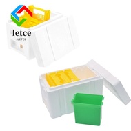 LETCE Beekeeper Garden Pollination Box, Box Bee Mating Box Waterproof Queen Bee Breeding Box, Foam B